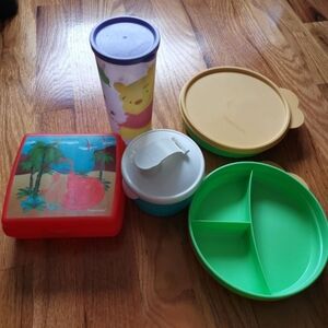 Tupperware Children's Items Lot